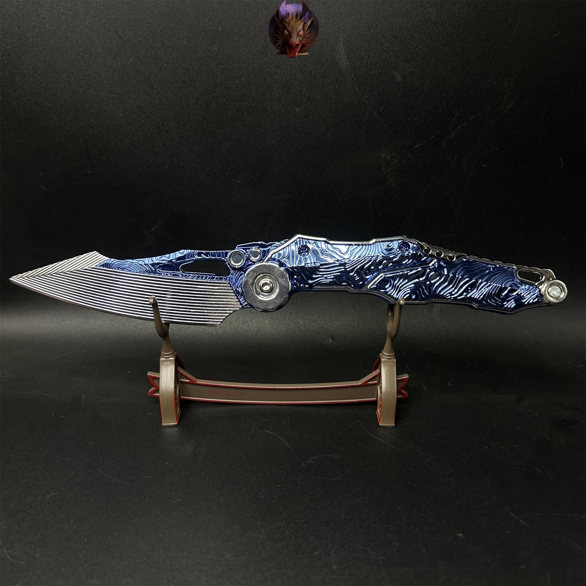 Arena Breakout Game S07 Folding Knife Blunt Metal Replica Gift