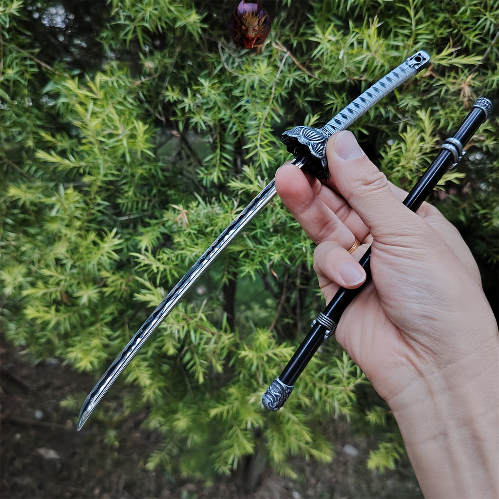 Black Mortal Blade Blunt Metal Replica 26CM Collection