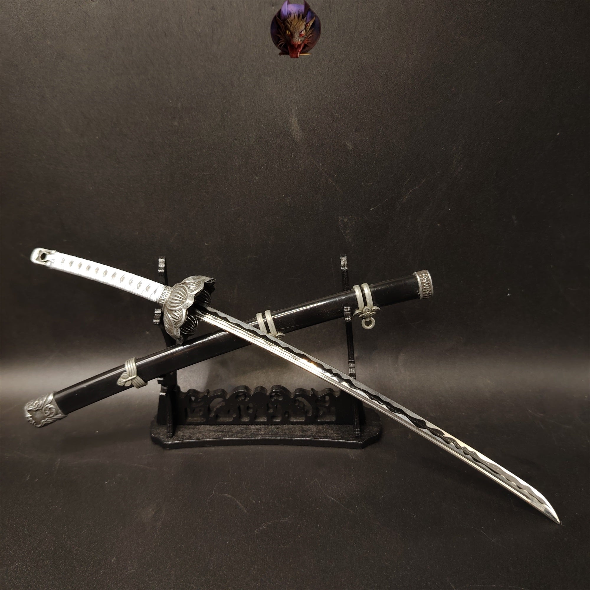 Black Mortal Blade Blunt Metal Replica 26CM Collection