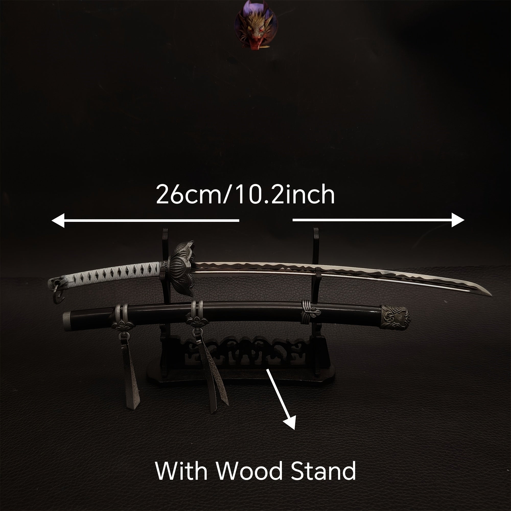 Black Mortal Blade Blunt Metal Replica 26CM Collection
