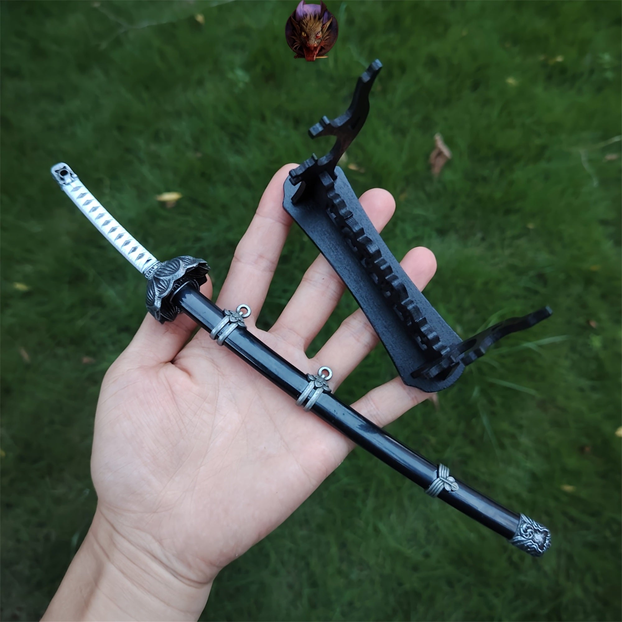 Black Mortal Blade Blunt Metal Replica 26CM Collection