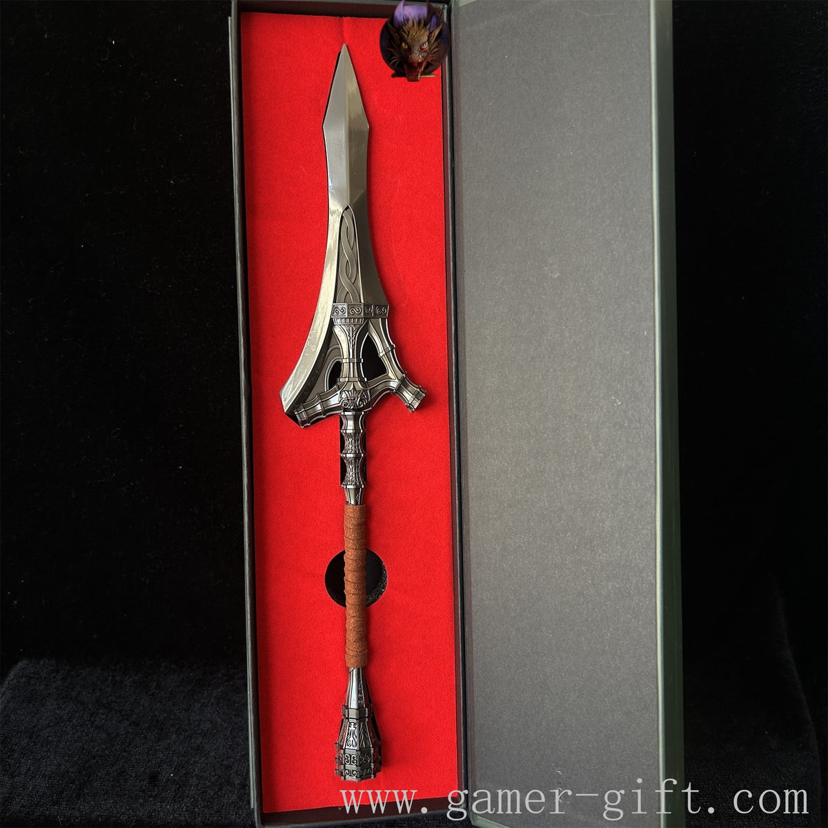 Soul Game Serpent Hunter Spear Metal Replica With Gift Box