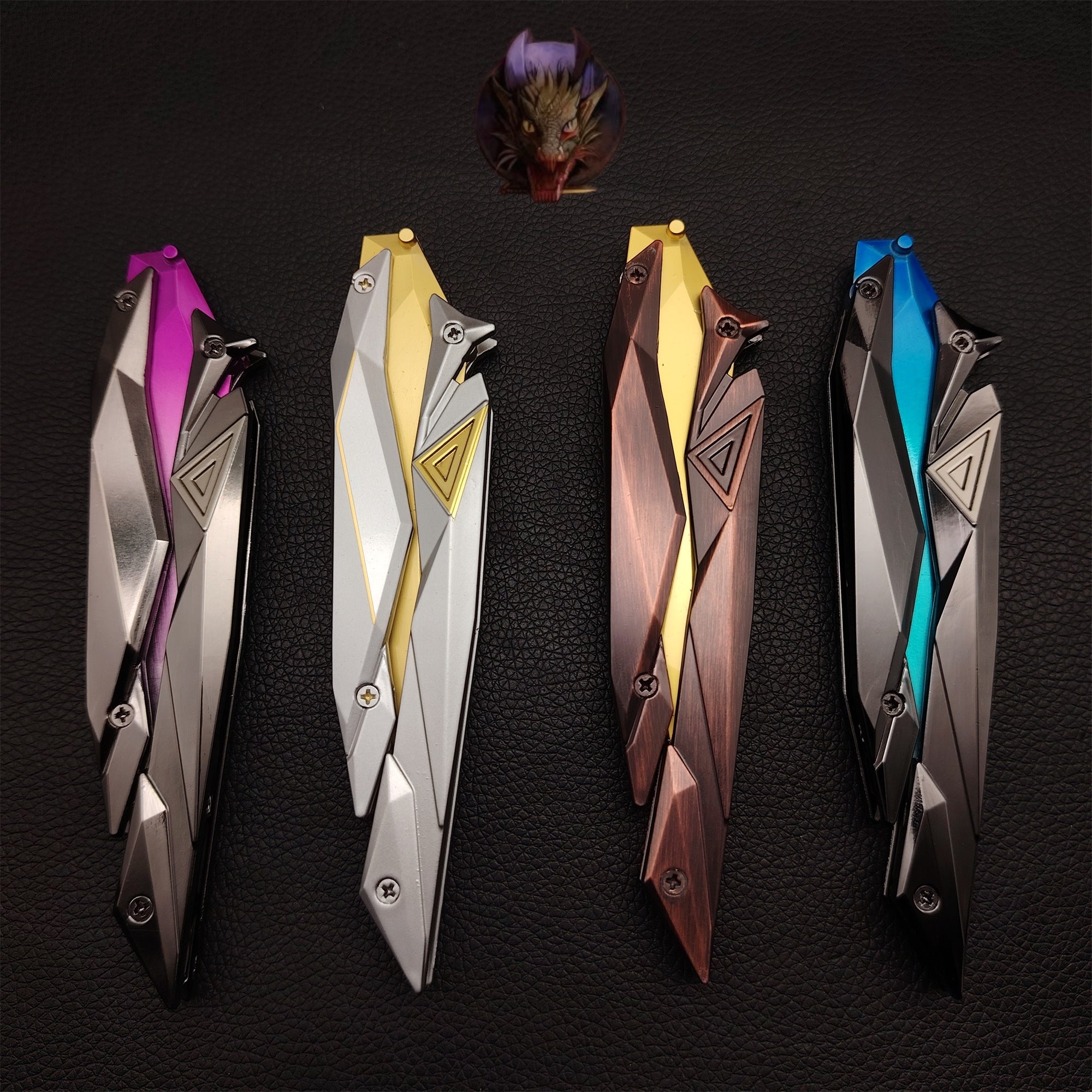 Val Singularity 2.0 Butterfly Knife Metal Replica 4 Colors Options