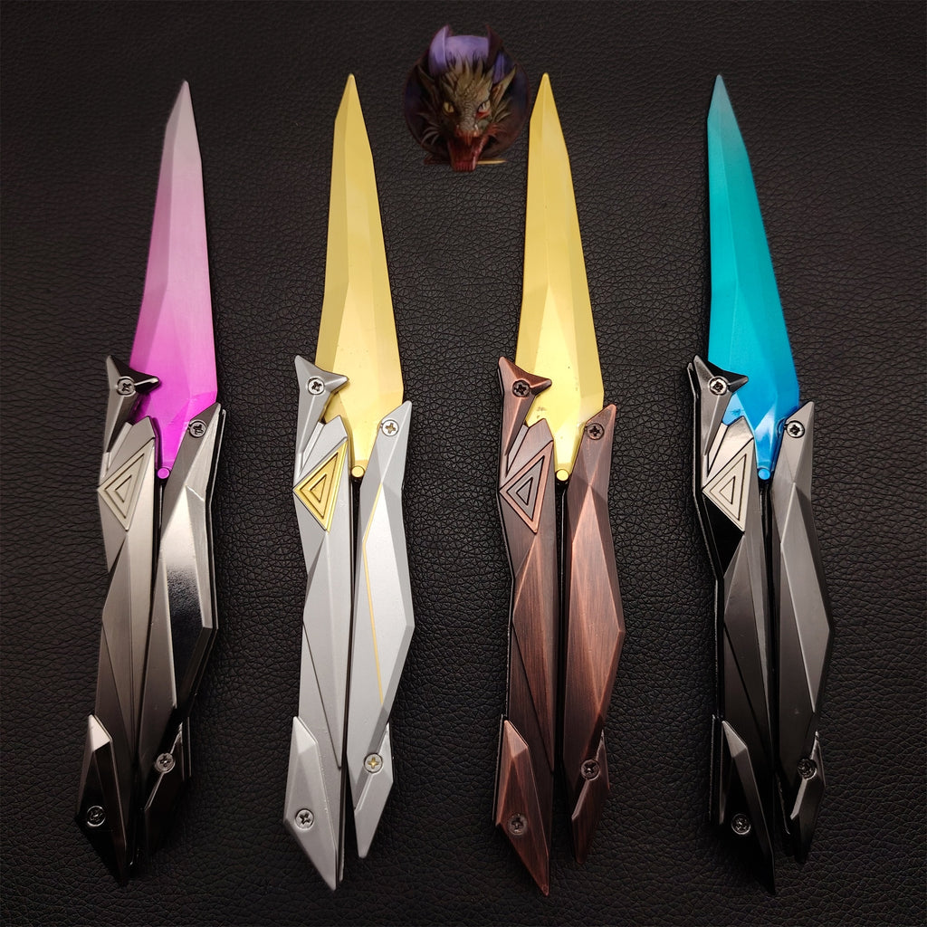 Val Singularity 2.0 Butterfly Knife Metal Replica 4 Colors Options