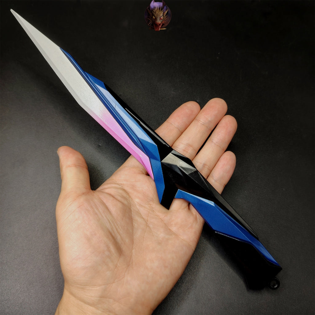 Val Game Singularity Knife Metal Replica Desk Display Art