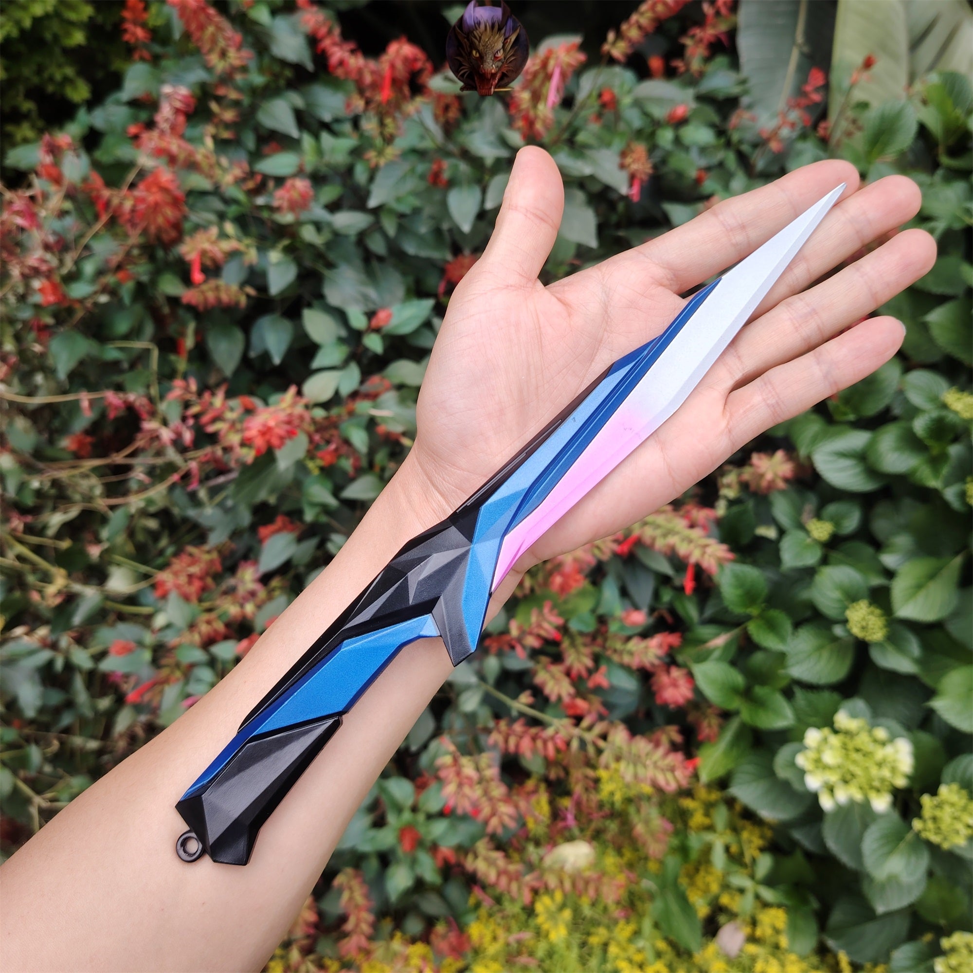 Val Game Singularity Knife Metal Replica Desk Display Art