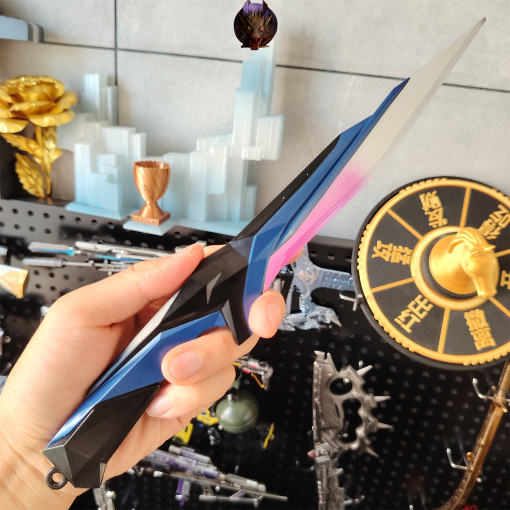 Val Game Singularity Knife Metal Replica Desk Display Art