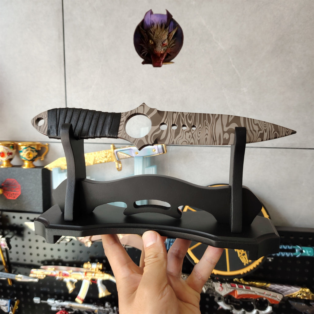 CS Game Skeleton Knife Props Metal Replica