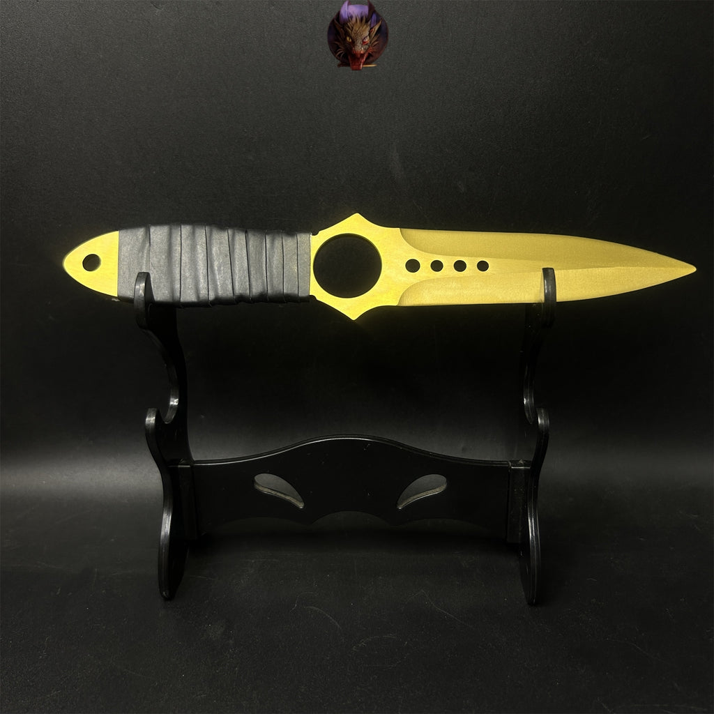 CS Game Skeleton Knife Steel Replica 7 Skins