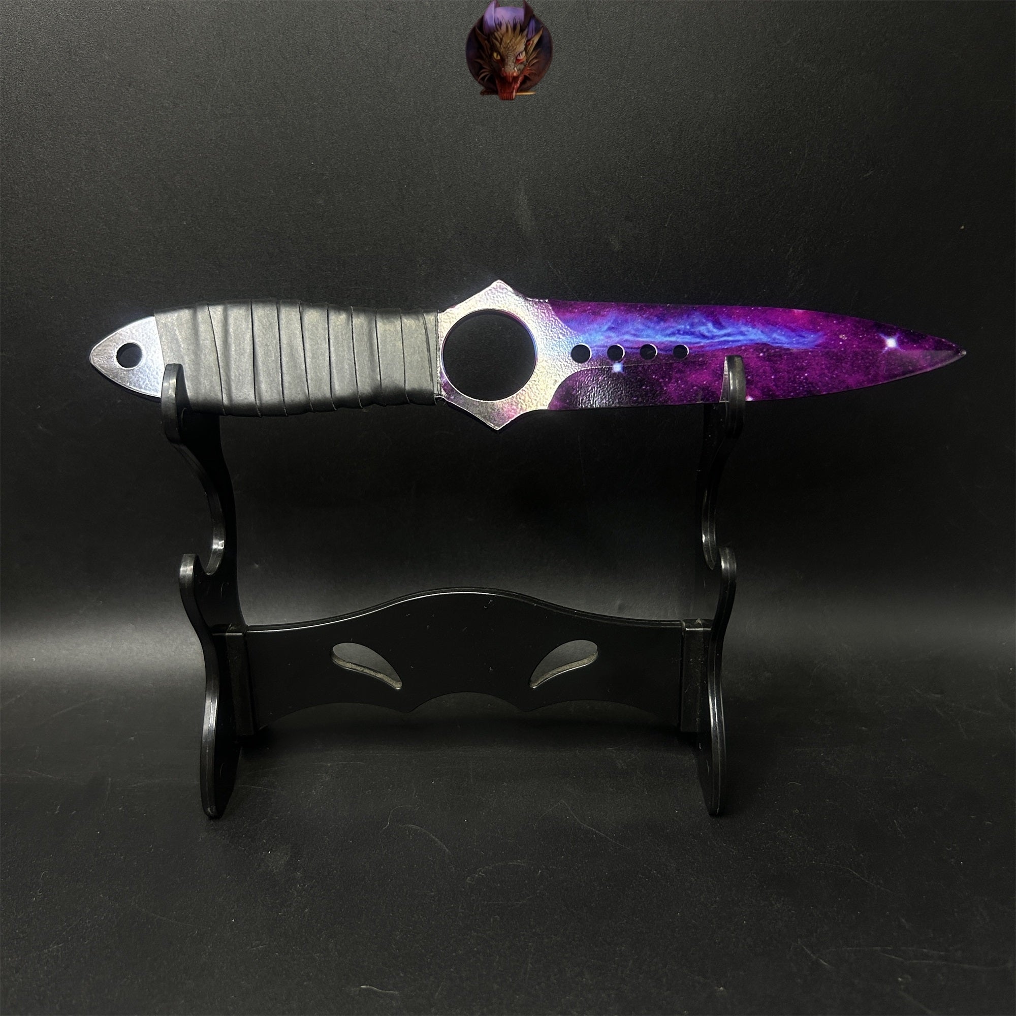 CS Game Skeleton Knife Steel Replica 7 Skins