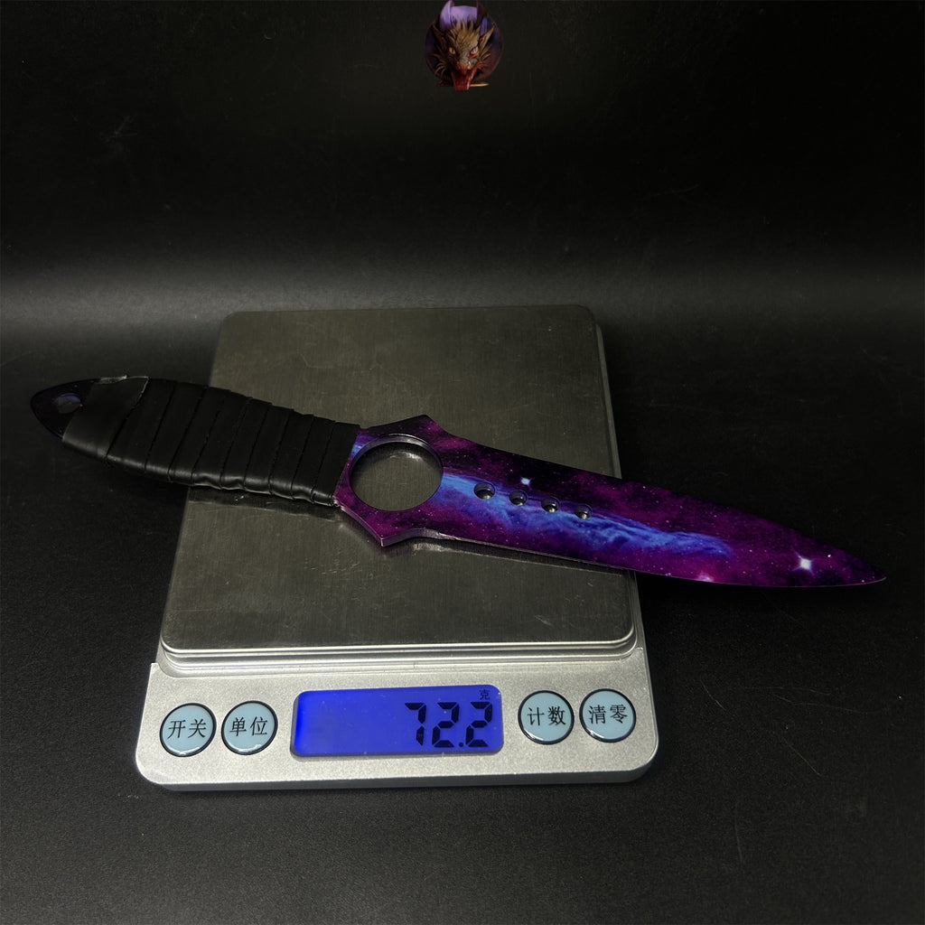CS Game Skeleton Knife Steel Replica 7 Skins