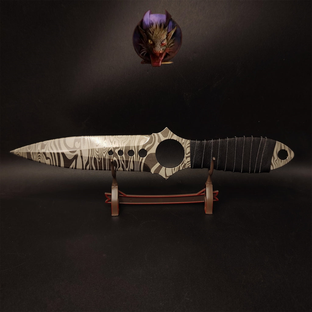 CS Game Skeleton Knife Props Metal Replica