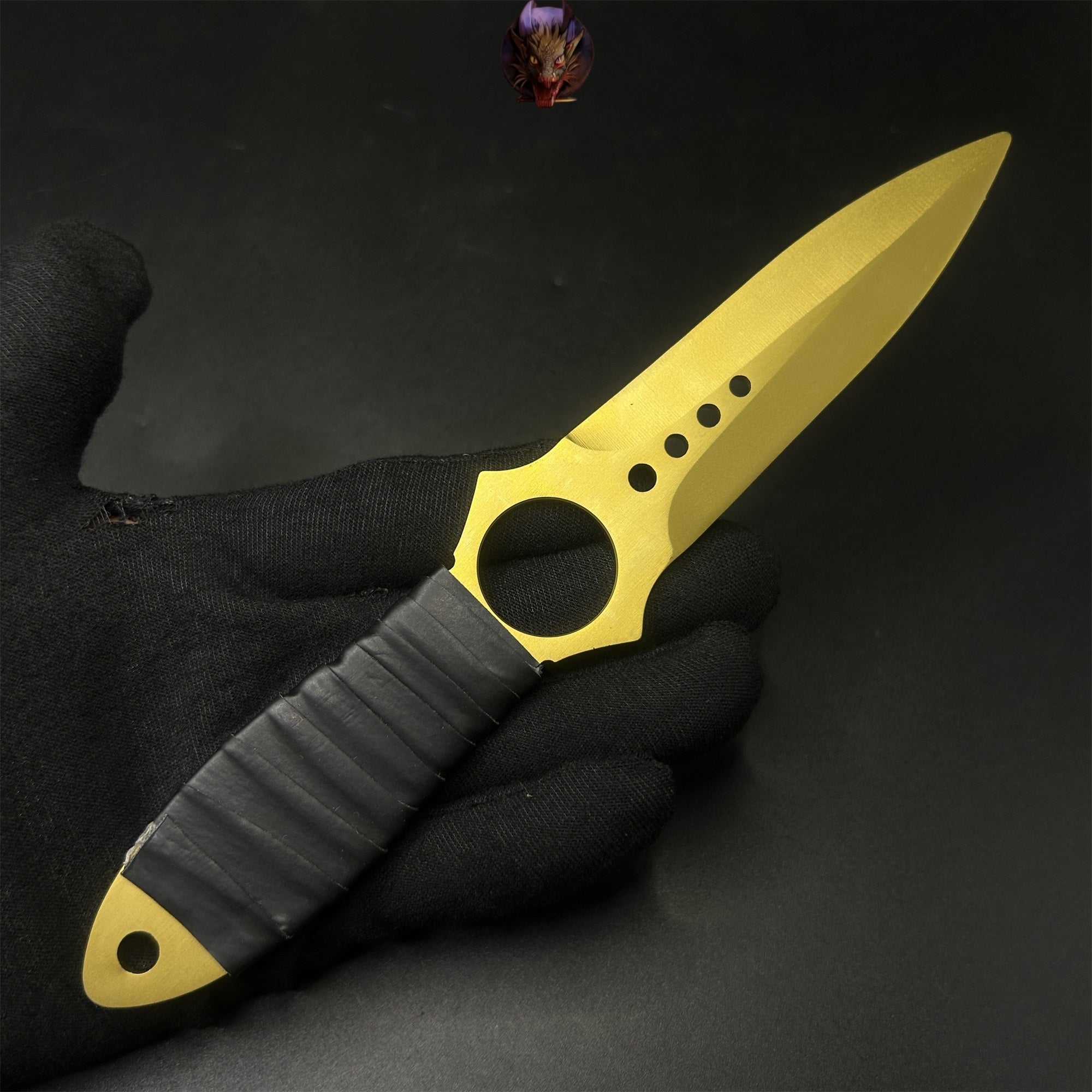 CS Game Skeleton Knife Steel Replica 7 Skins