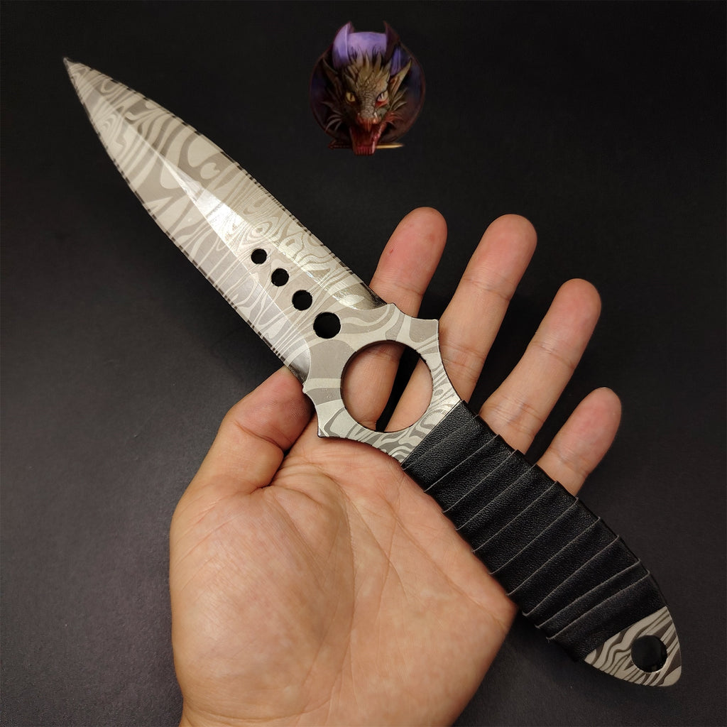 CS Game Skeleton Knife Props Metal Replica