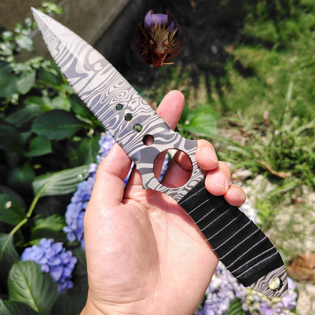 CS Game Skeleton Knife Props Metal Replica
