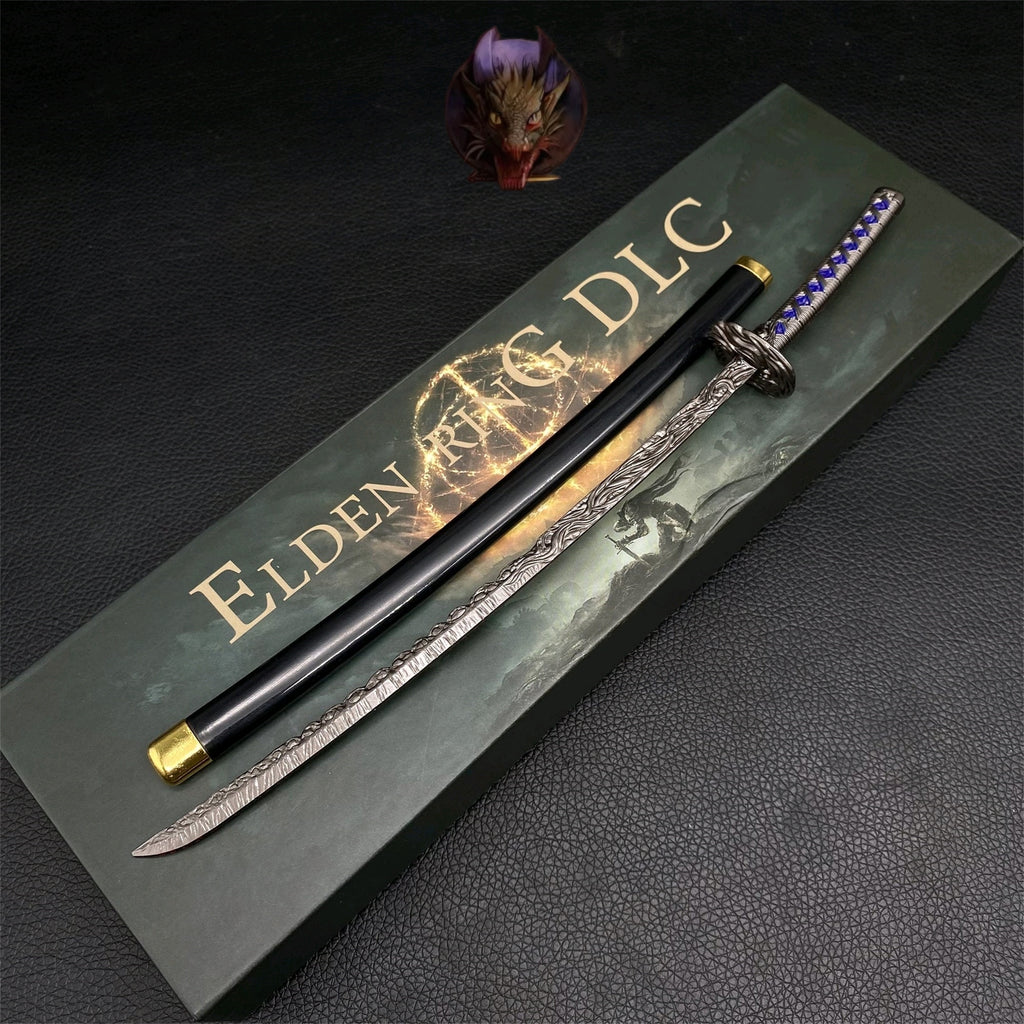 ER Star-Lined Katana Metal Replica With Gift Box & Stand