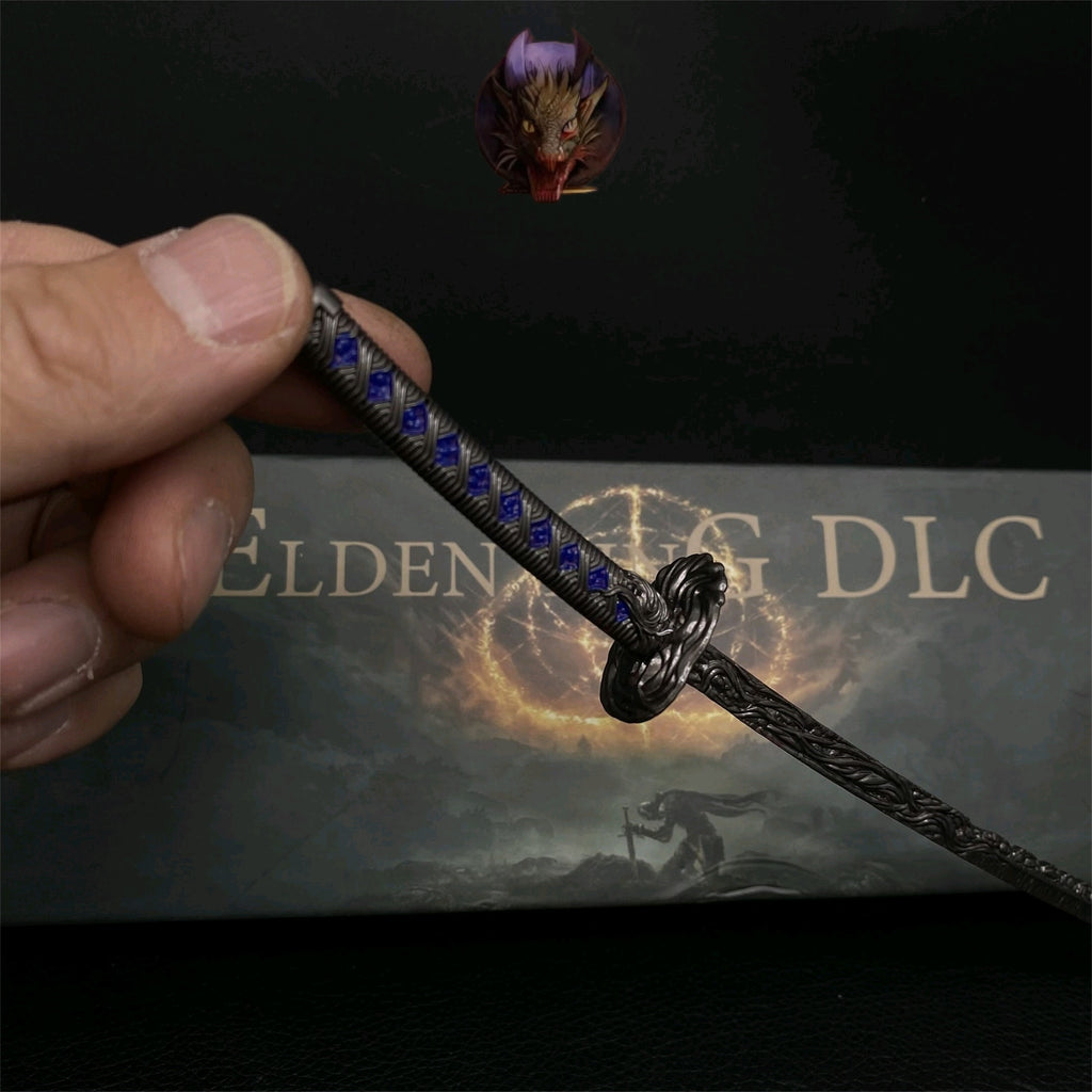 ER Star-Lined Katana Metal Replica With Gift Box & Stand