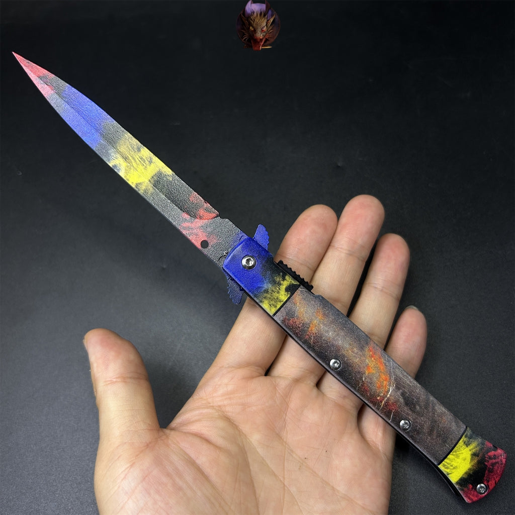 Go Game Stiletto Knife Steel Replica 5 In 1 Pack