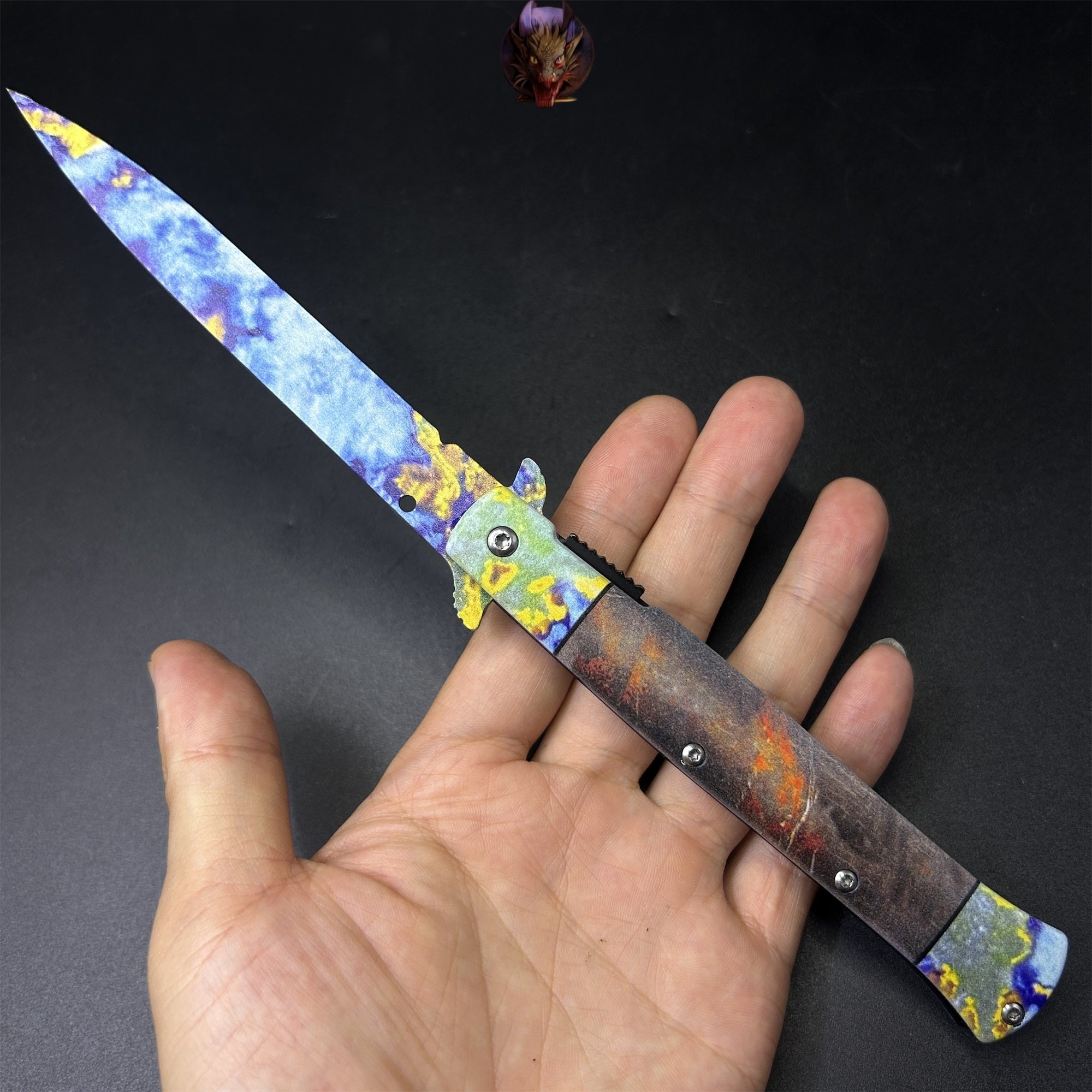Go Game Stiletto Knife Steel Replica 5 In 1 Pack