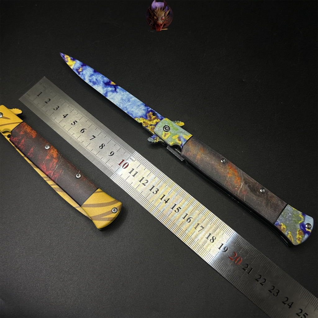 Go Game Stiletto Knife Steel Replica 5 In 1 Pack
