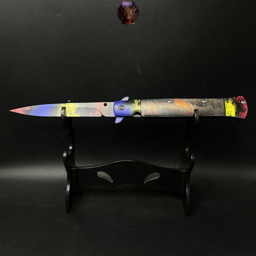 Go Game Stiletto Knife Steel Replica 5 In 1 Pack