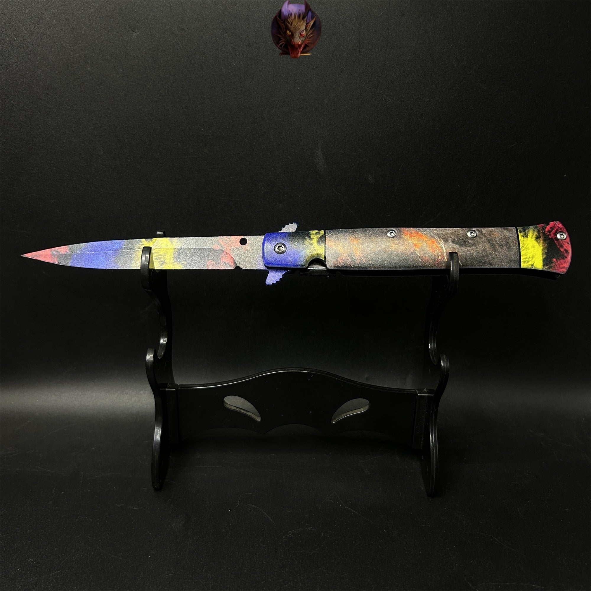 Go Game Stiletto Knife Steel Replica 5 In 1 Pack