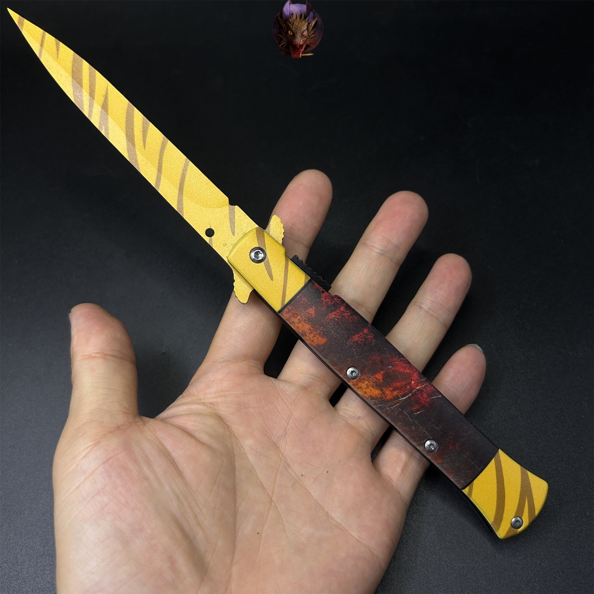 Go Game Stiletto Knife Steel Replica 5 In 1 Pack