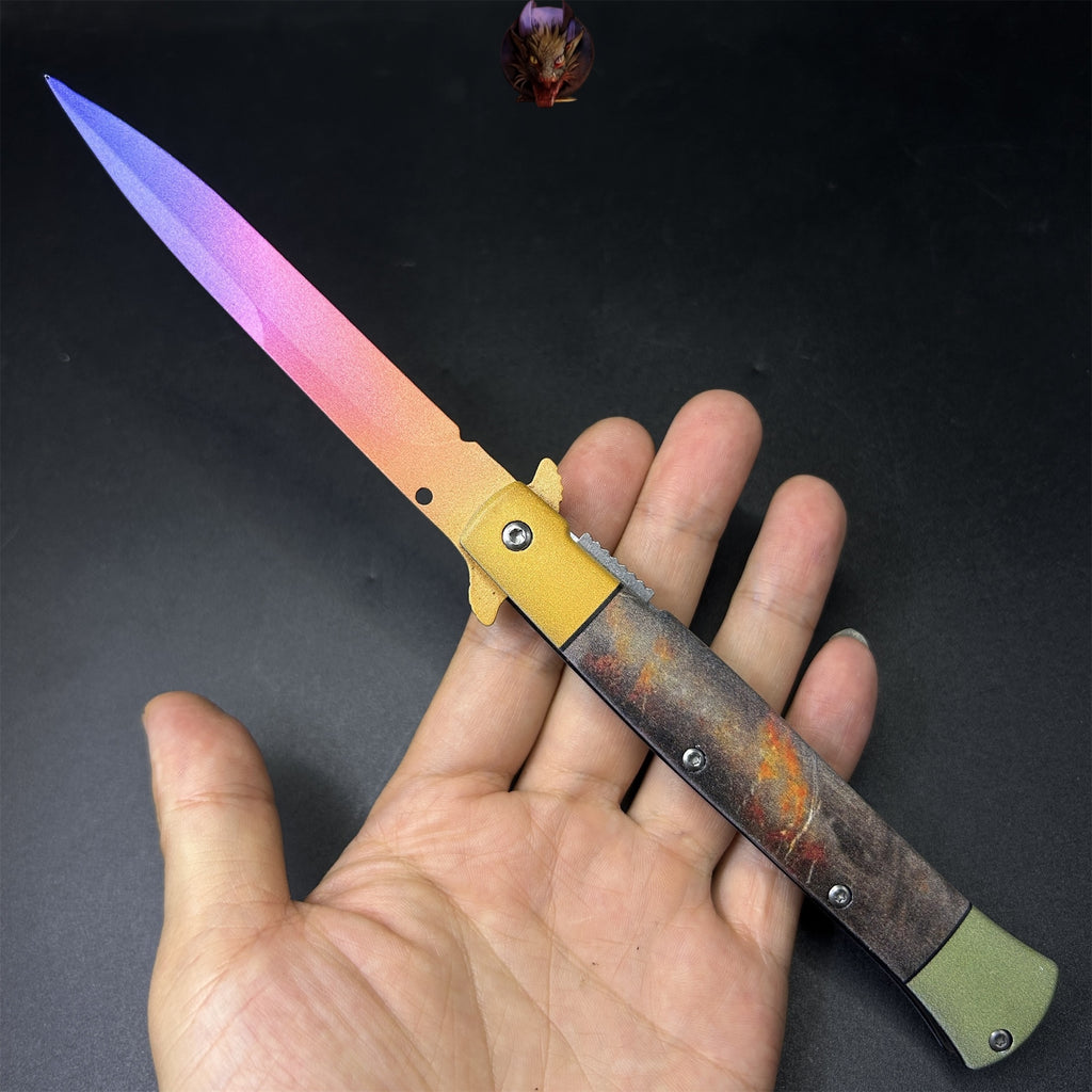 Go Game Stiletto Knife Steel Replica 5 In 1 Pack