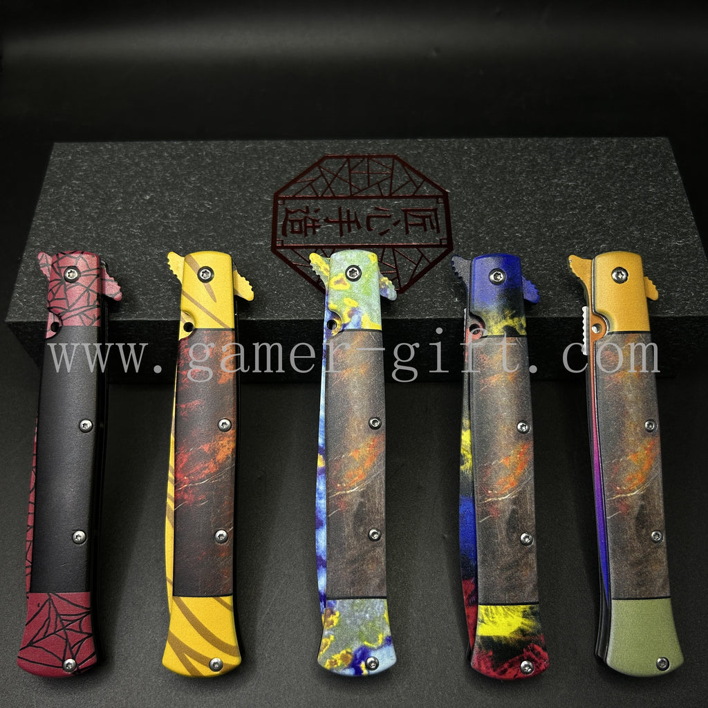 Go Game Stiletto Knife Steel Replica 5 In 1 Pack