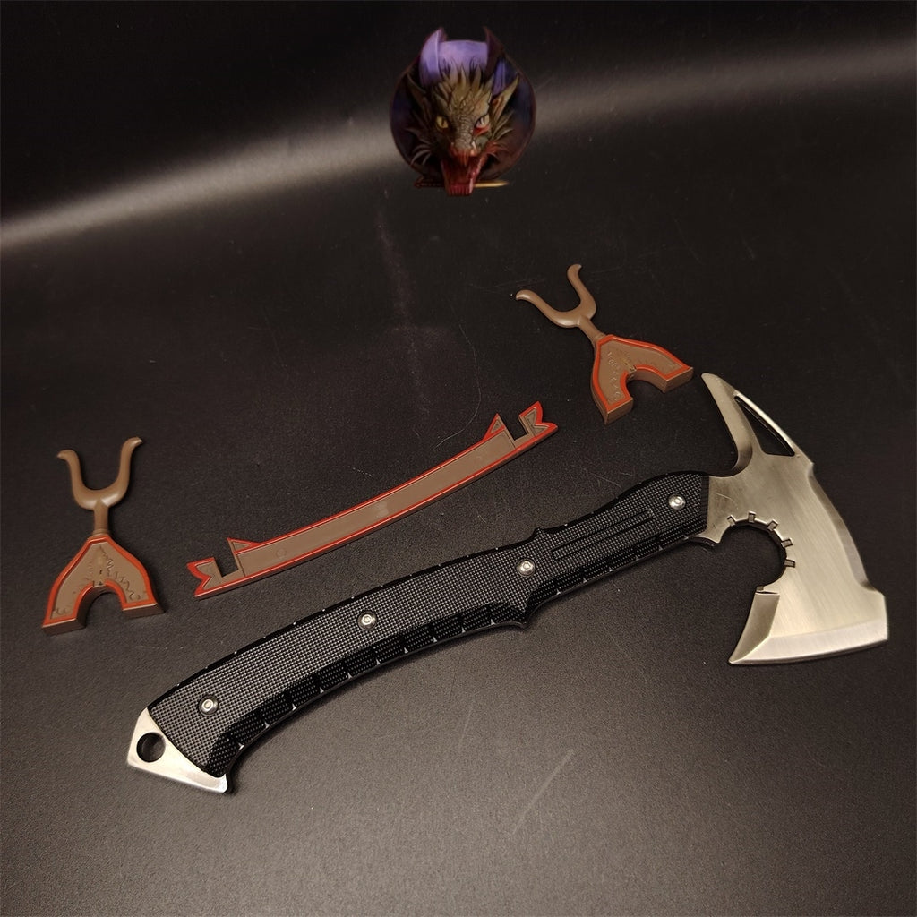 Re9 Leon Tactical Axe Mini Metal Replica