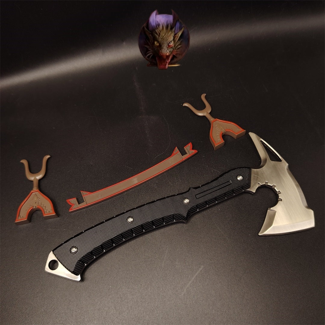 Re9 Leon Tactical Axe Mini Metal Replica