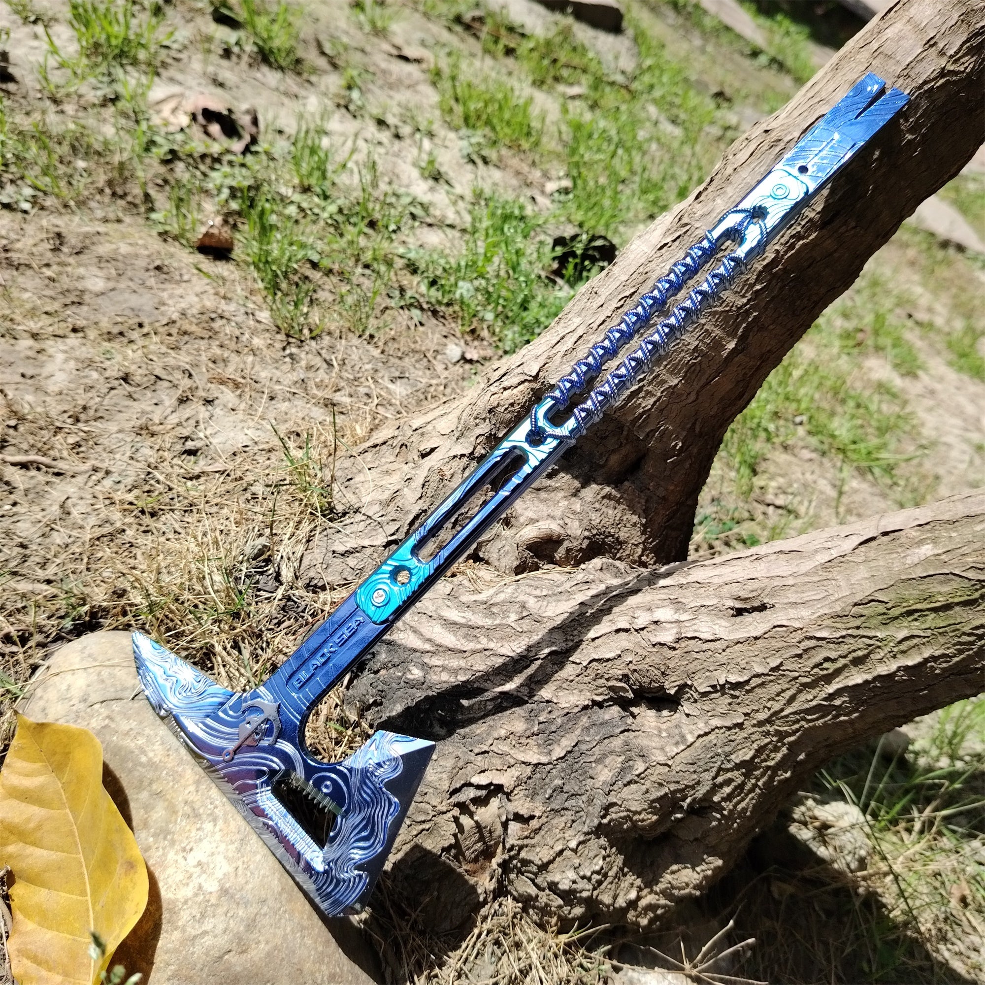 Delta Force Tactical Sea Gleam Axe Metal Replica 35CM