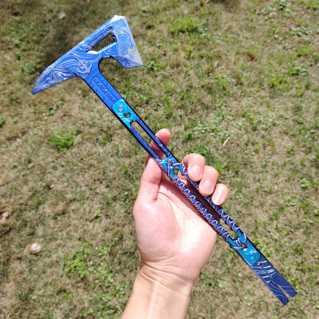 Delta Force Tactical Sea Gleam Axe Metal Replica 35CM