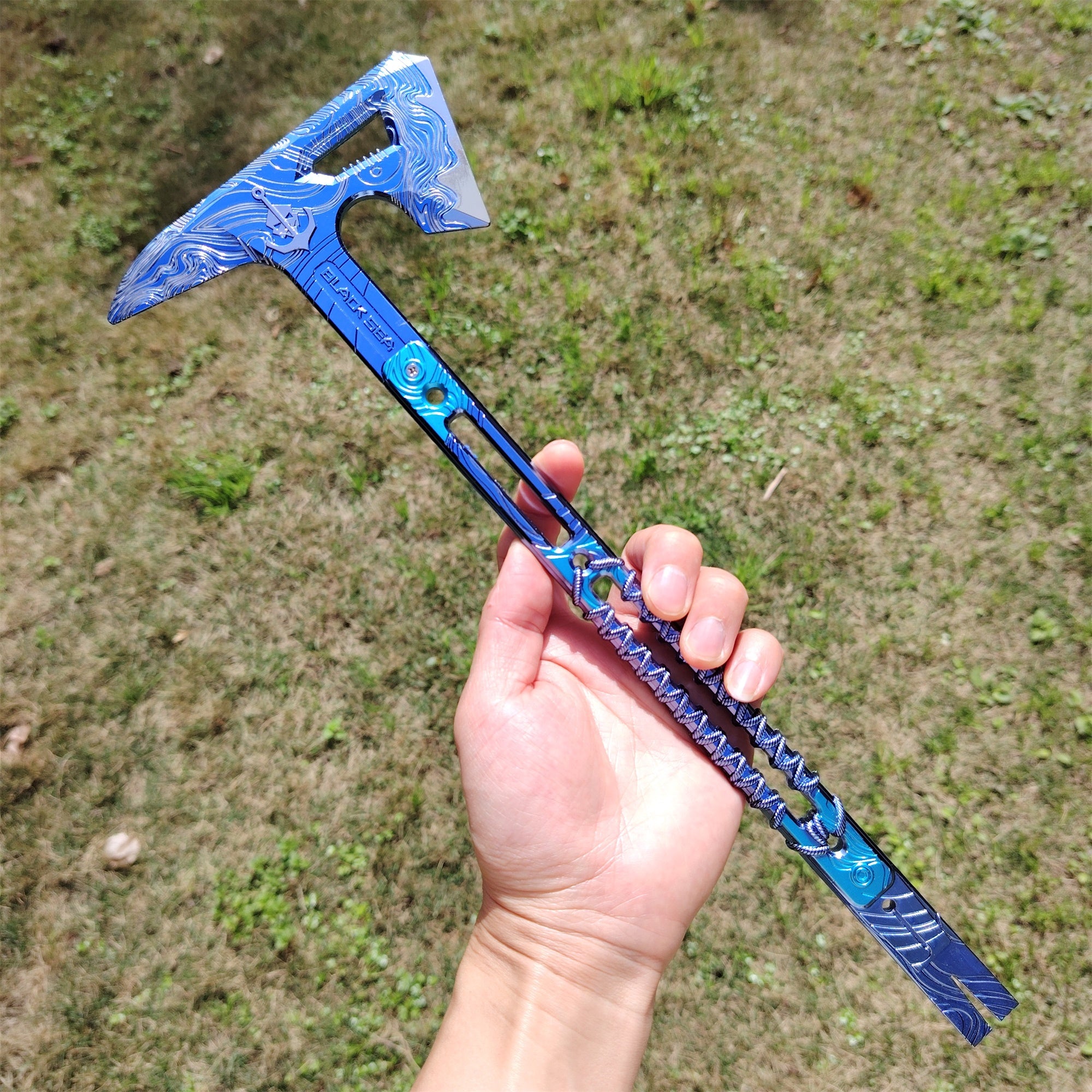 Delta Force Tactical Sea Gleam Axe Metal Replica 35CM