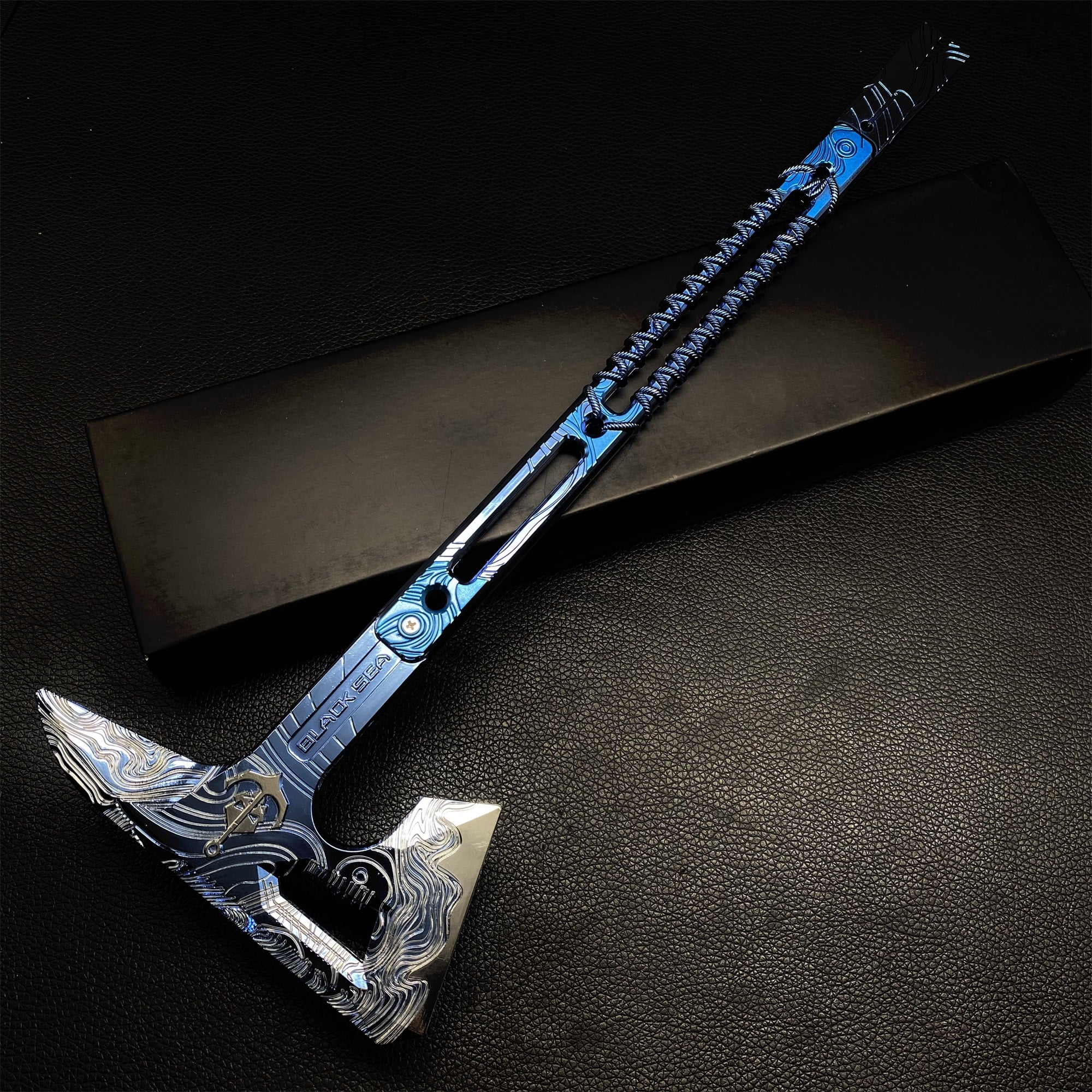 Delta Force Tactical Sea Gleam Axe Metal Replica 35CM