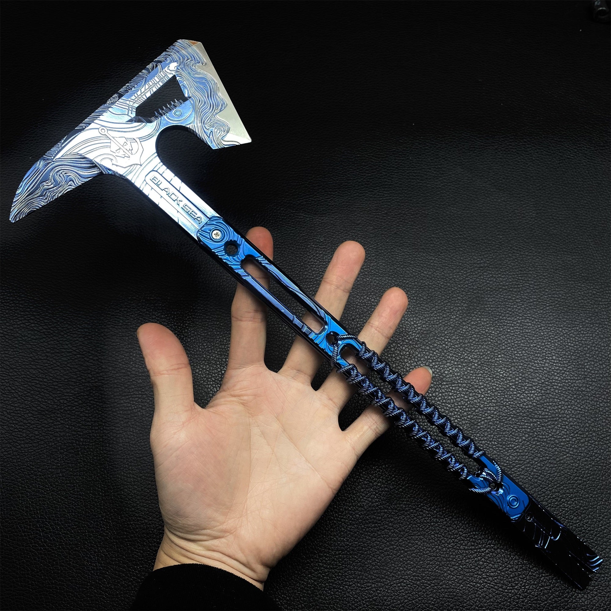 Delta Force Tactical Sea Gleam Axe Metal Replica 35CM