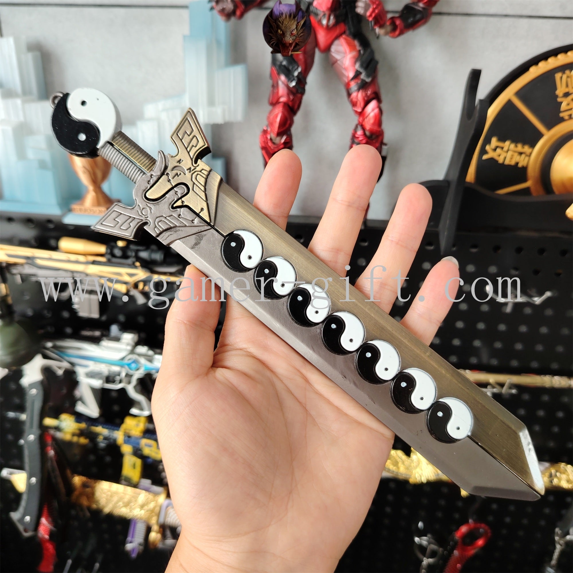 Ancient Chinese Taiji Sword Metal Replica