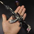 DF Game Tenglong Death Rose Assault Rifle Metal Replica Tiny Gun
