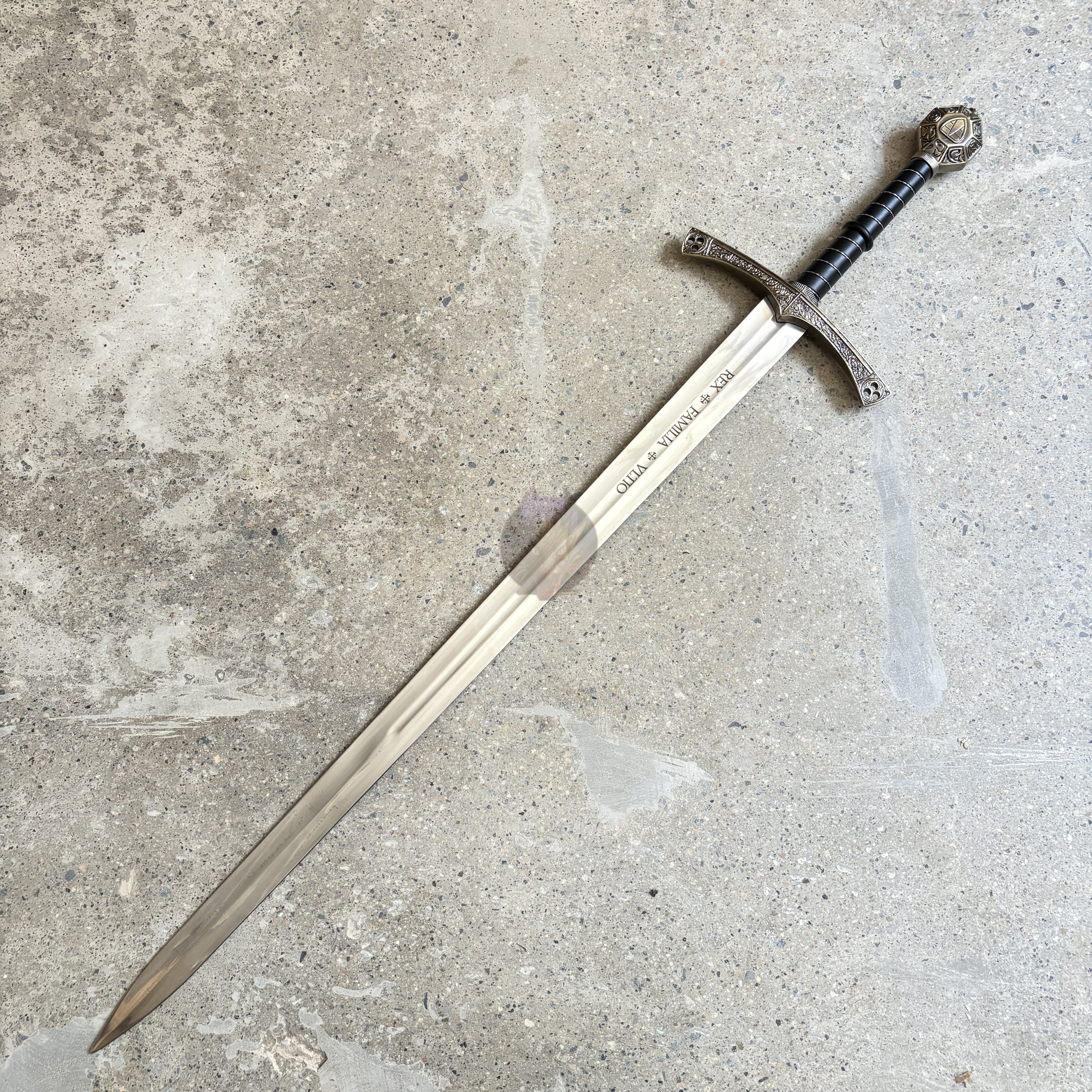 Life-size Radzig Kobyla's Sword Blunt Steel Replica