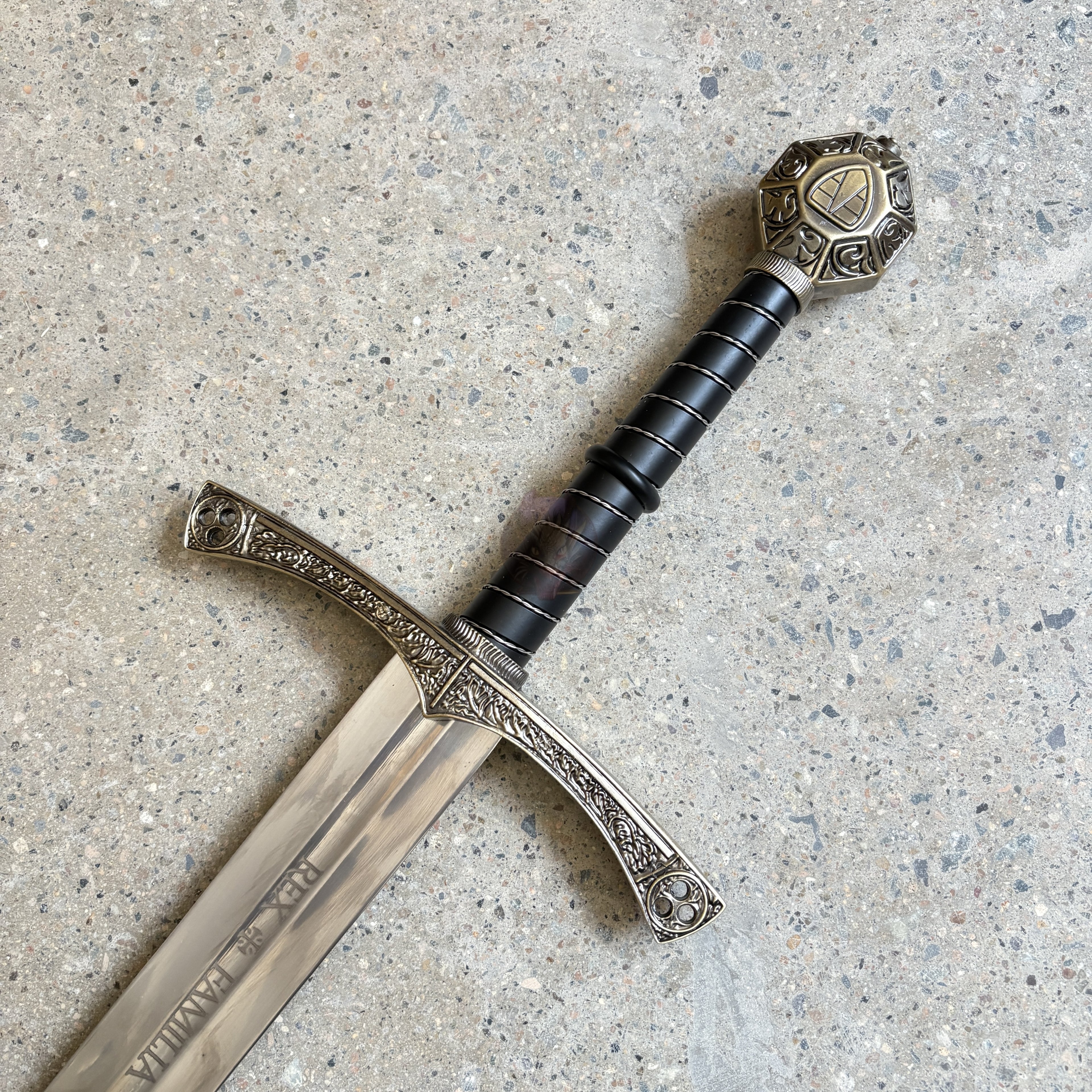 Life-size Radzig Kobyla's Sword Blunt Steel Replica