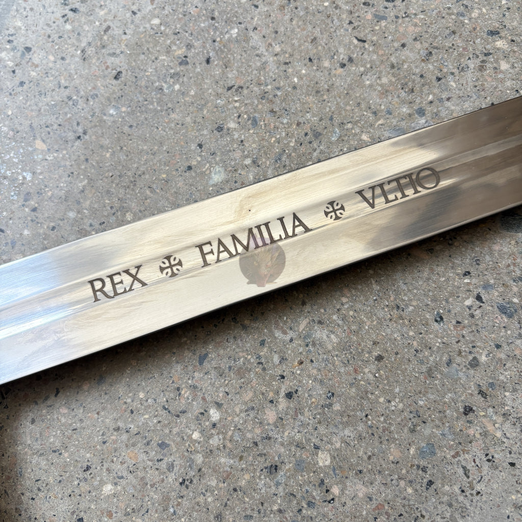 Life-size Radzig Kobyla's Sword Blunt Steel Replica