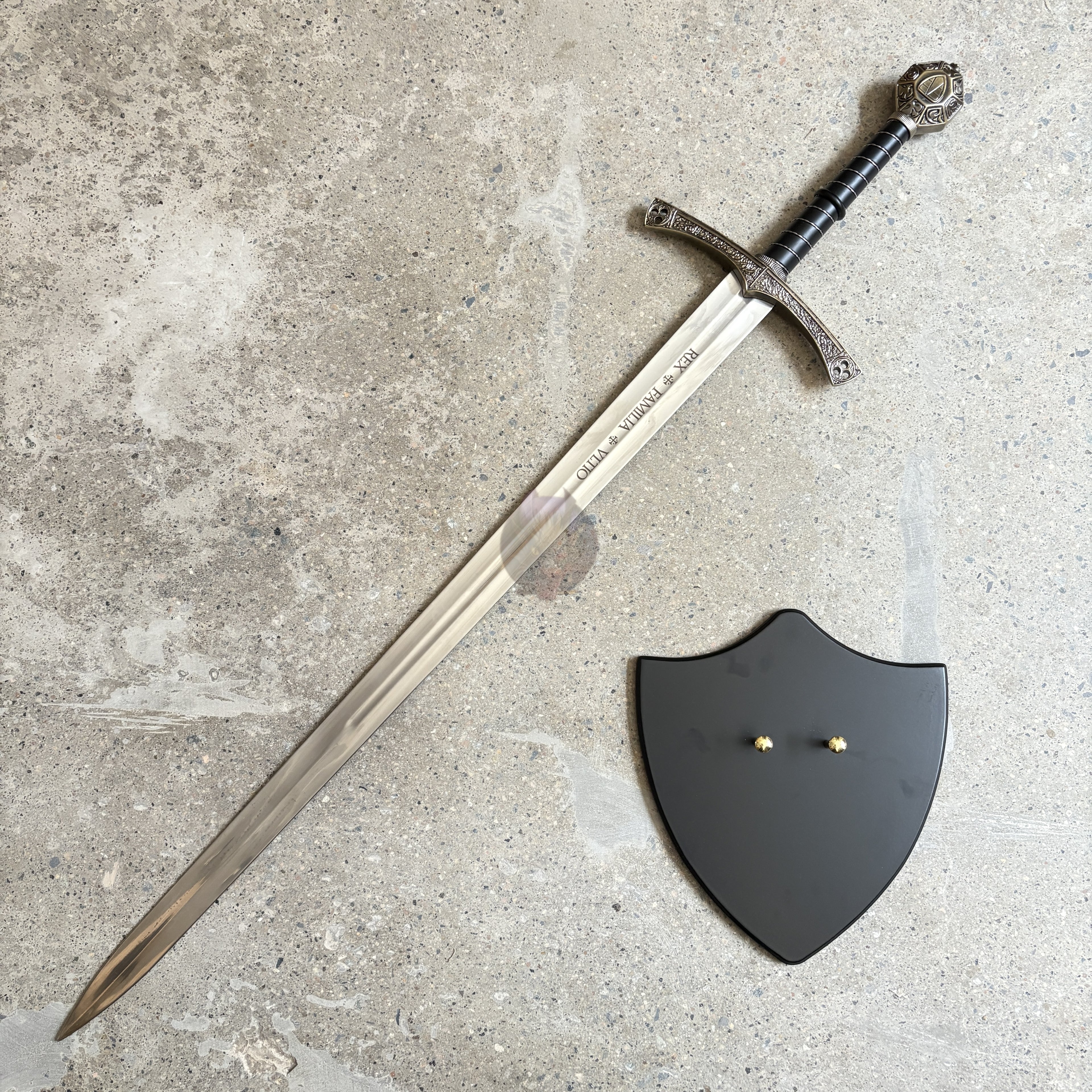 Life-size Radzig Kobyla's Sword Blunt Steel Replica