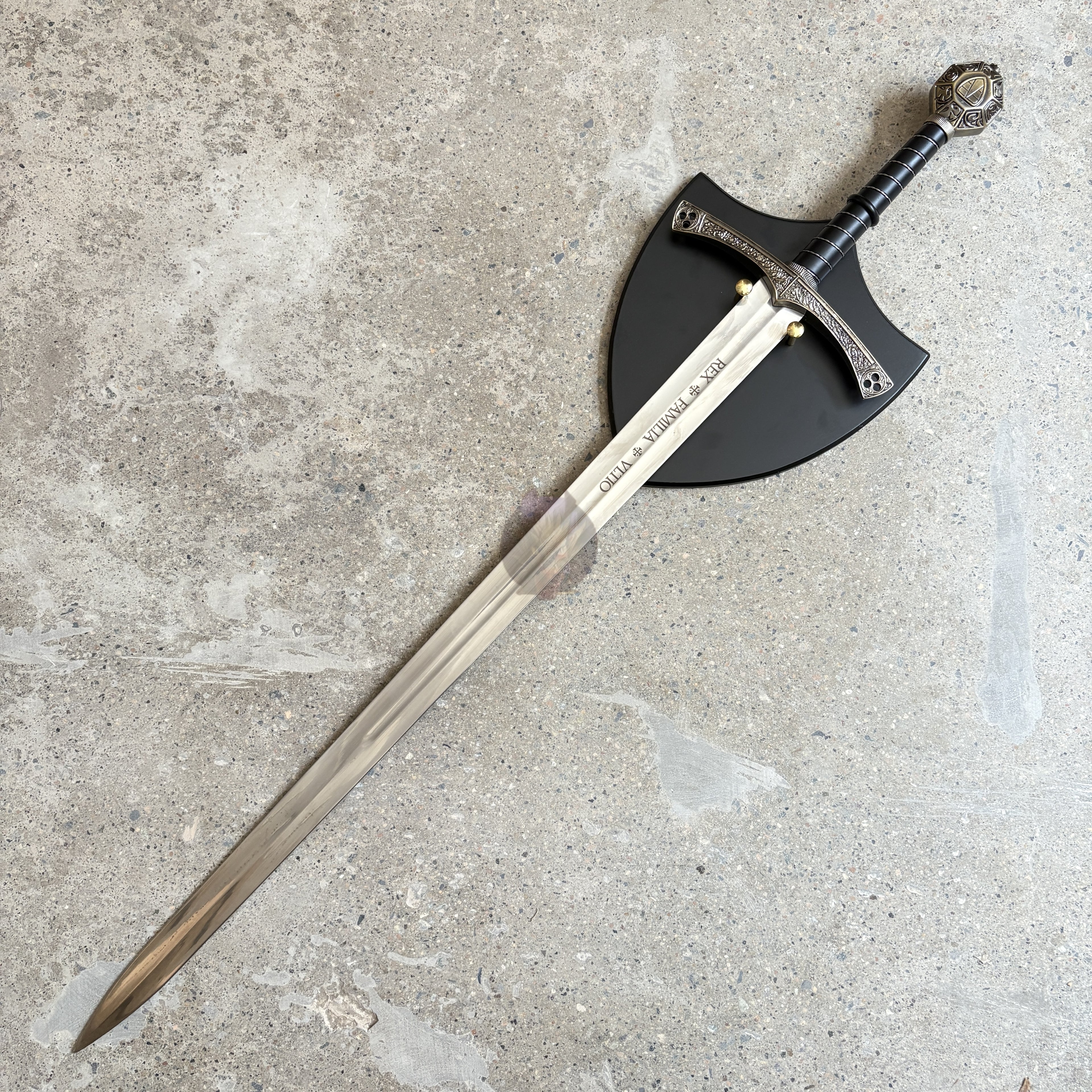 Life-size Radzig Kobyla's Sword Blunt Steel Replica
