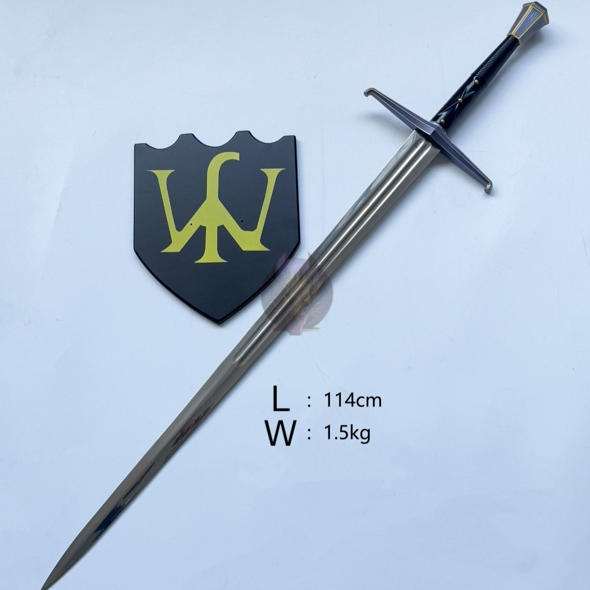 Life-size Kingdom Of Heaven Swords Blunt Steel Replicas
