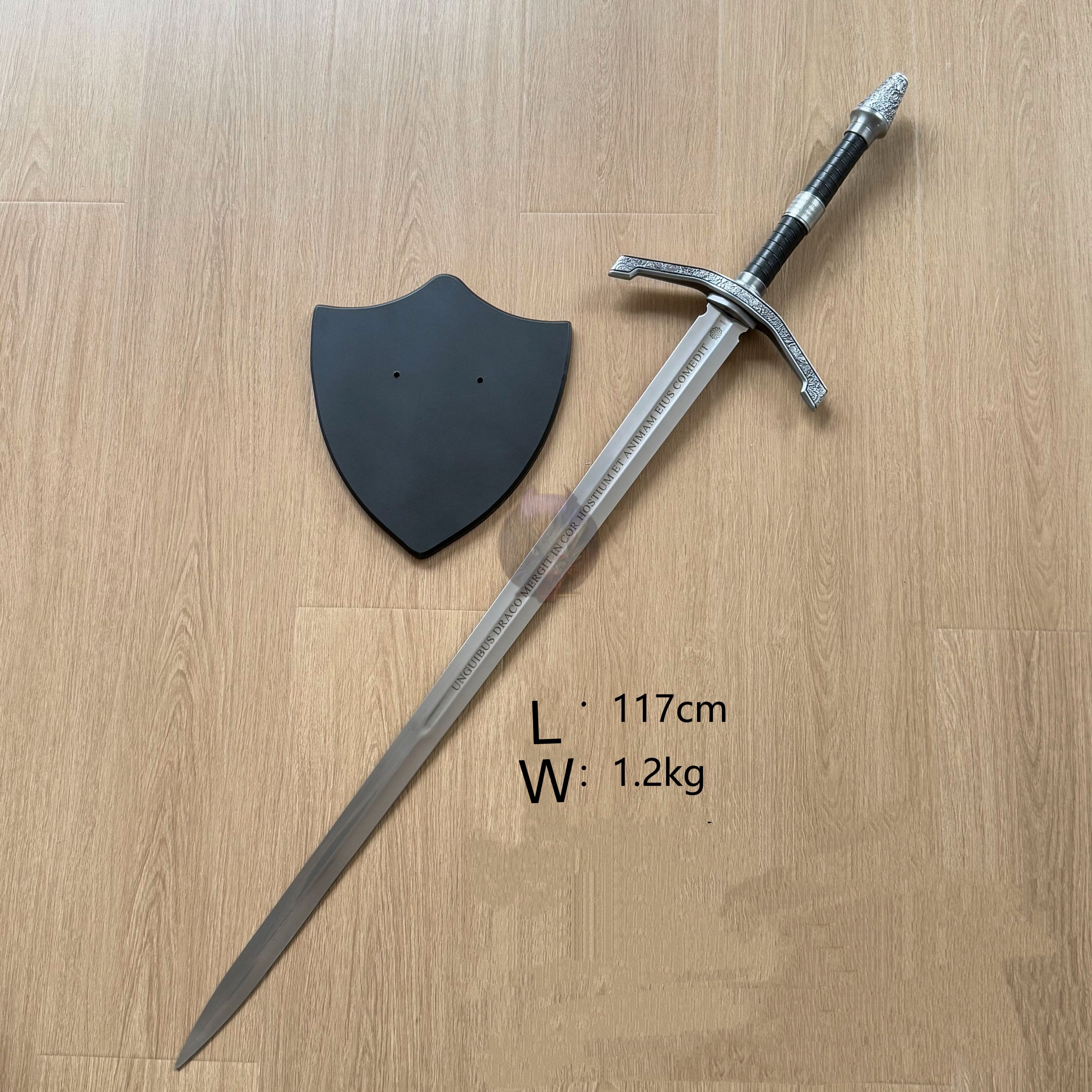 Life-size Kingdom Of Heaven Swords Blunt Steel Replicas