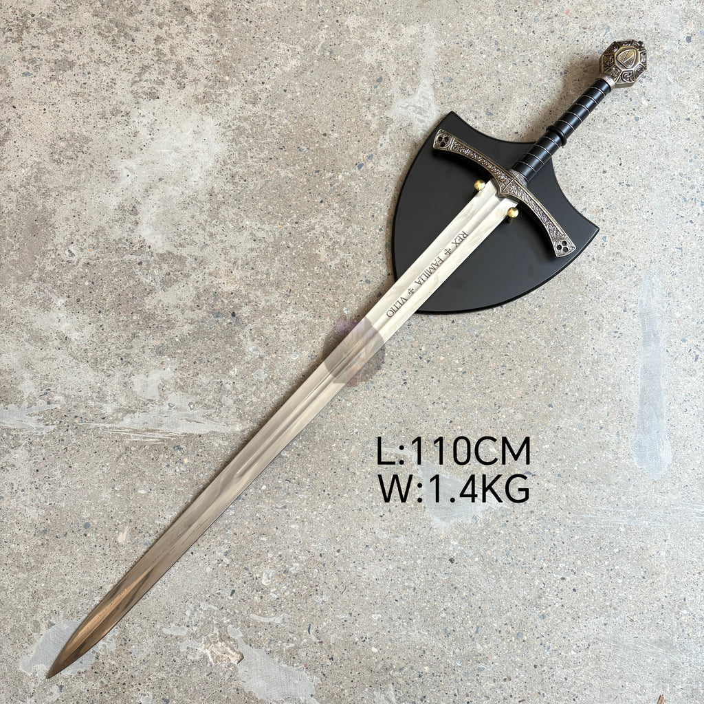 Life-size Radzig Kobyla's Sword Blunt Steel Replica