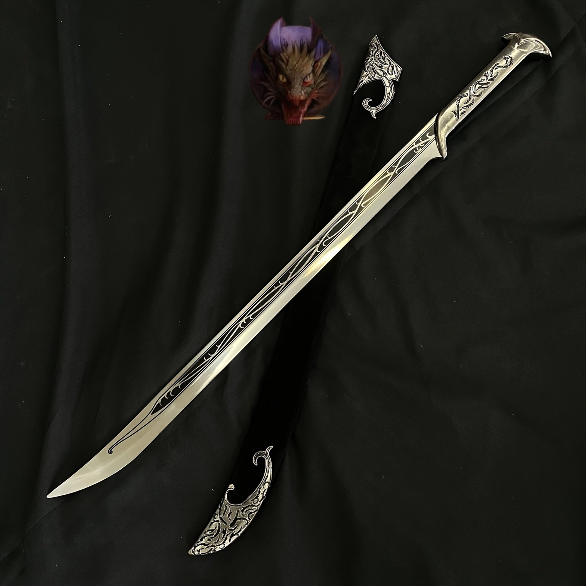 Life-size Thranduil's Elf King Sword Steel Replica