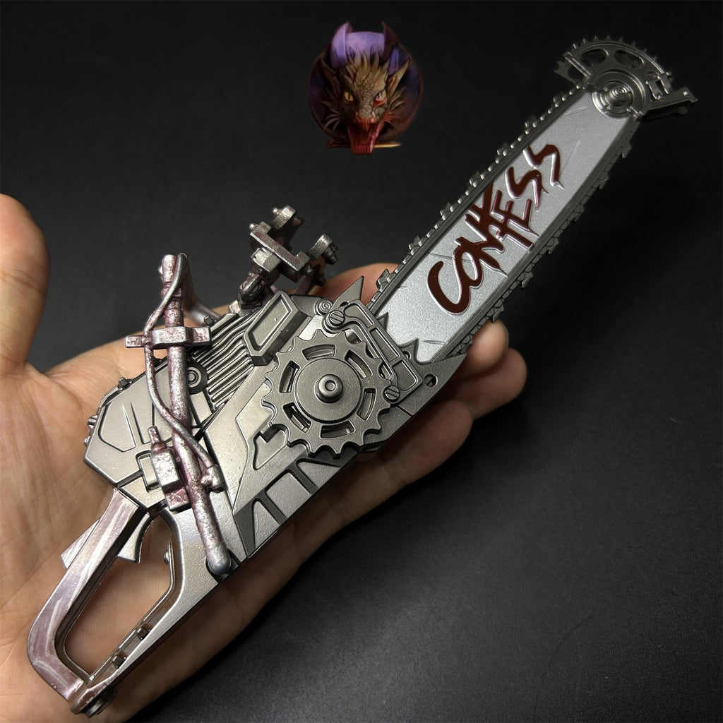 Delta Force Game Two Handed Chainsaw Metal Replica