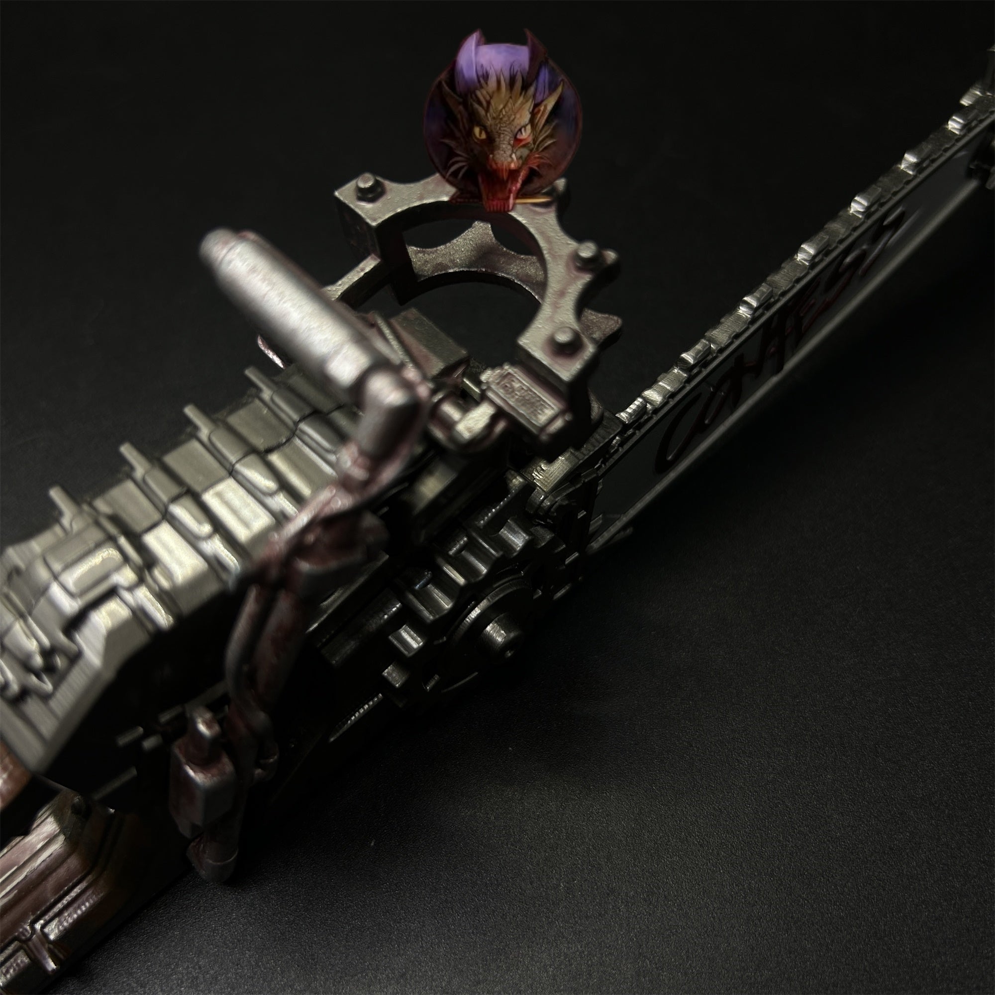 Delta Force Game Two Handed Chainsaw Metal Replica