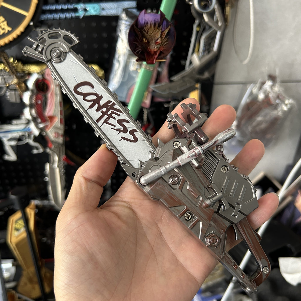 Delta Force Game Two Handed Chainsaw Metal Replica
